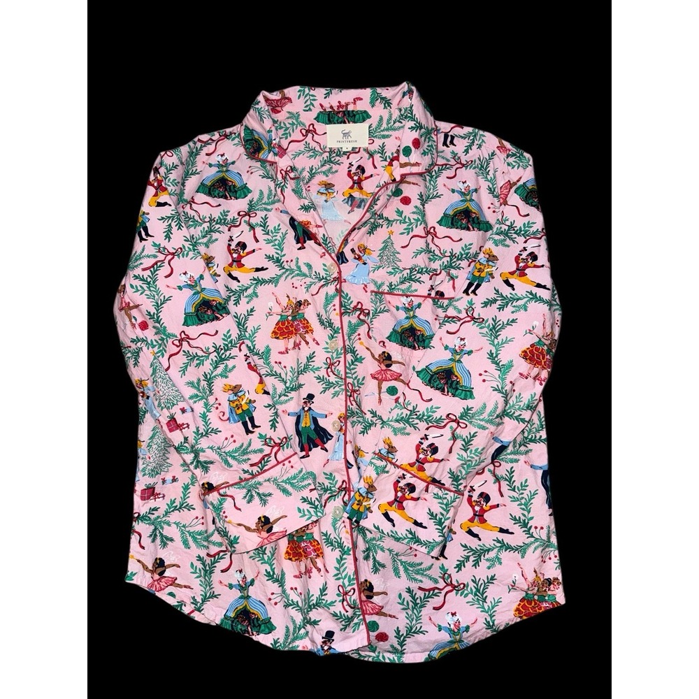 Printfresh Pink Patterned Pajama Top - image 1